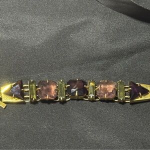 Vince Camuto Gold and Purple Bracelet